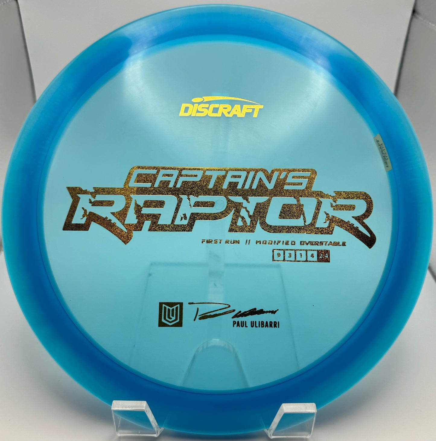 Paul Ulibarri First Run Z Captain's Raptor