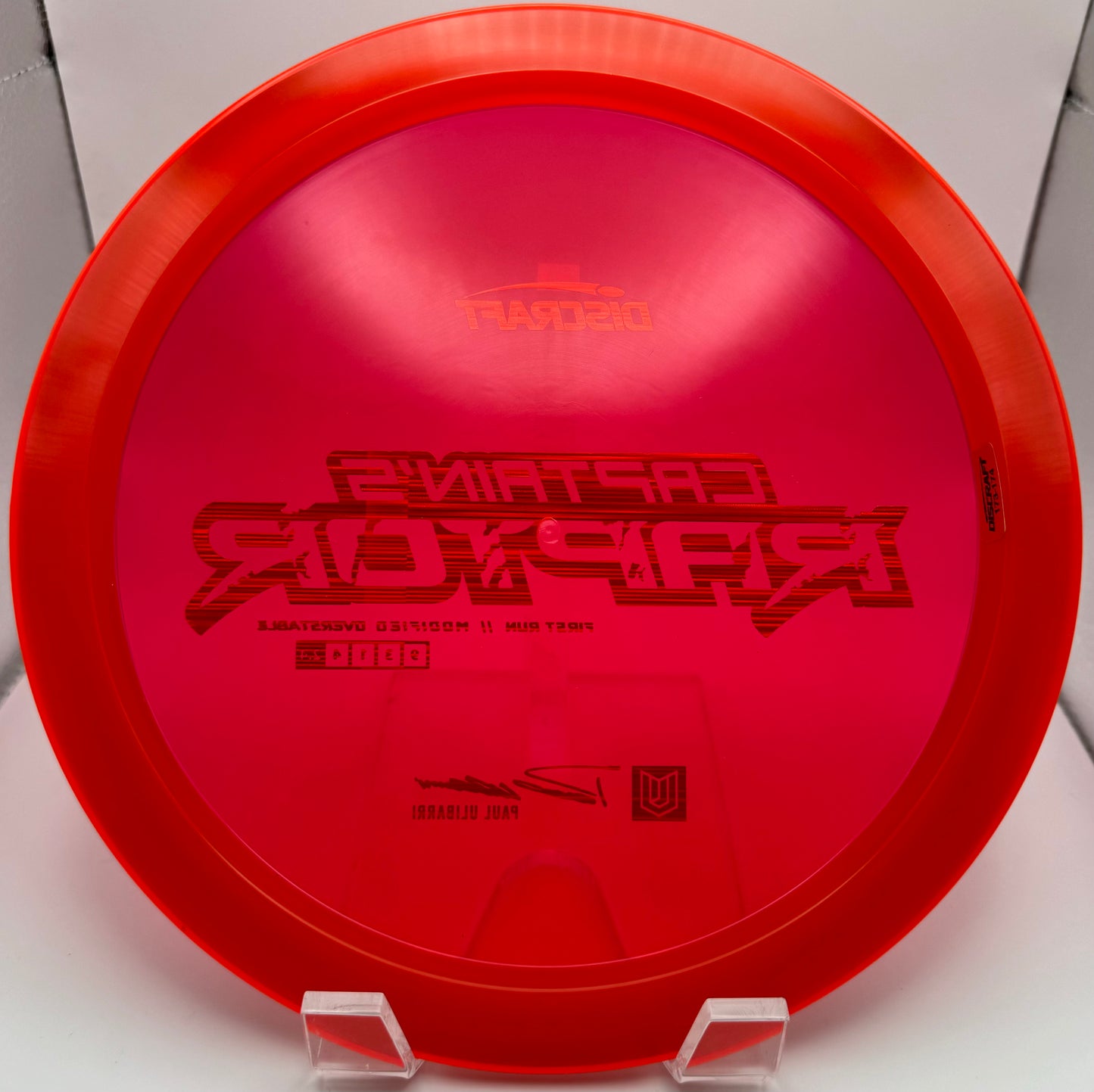 Paul Ulibarri First Run Z Captain's Raptor
