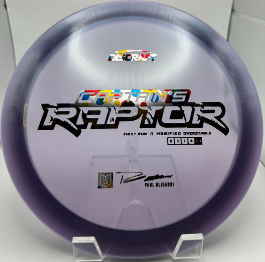 Paul Ulibarri First Run Z Captain's Raptor