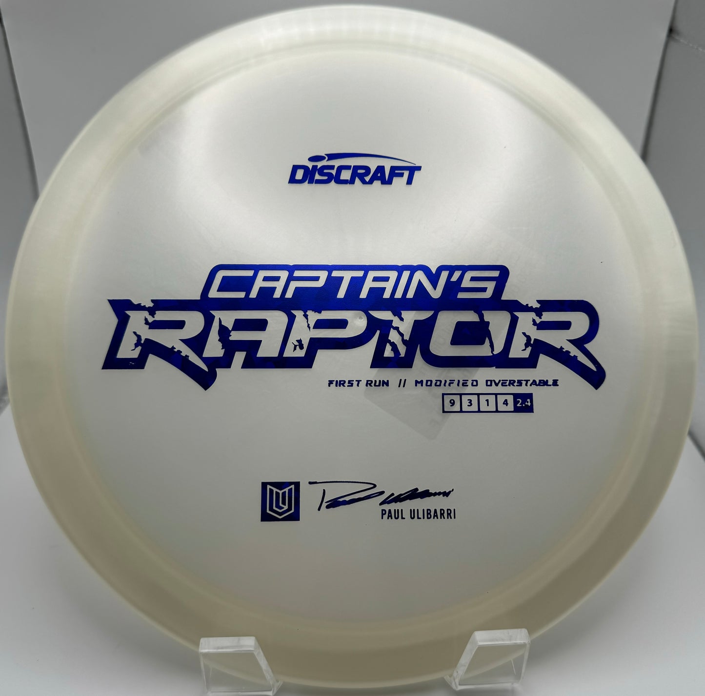 Paul Ulibarri First Run Z Captain's Raptor