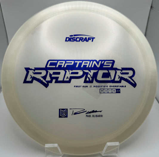 Paul Ulibarri First Run Z Captain's Raptor