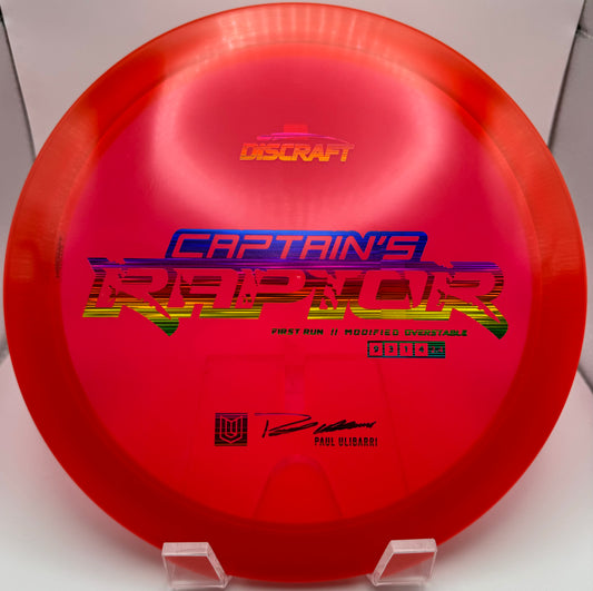 Paul Ulibarri First Run Z Captain's Raptor