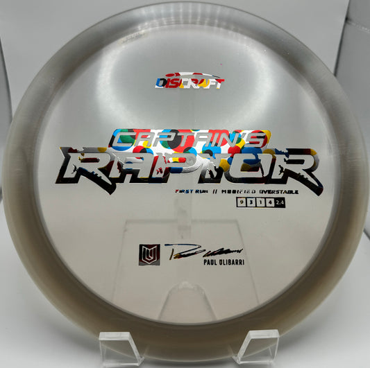 Paul Ulibarri First Run Z Captain's Raptor